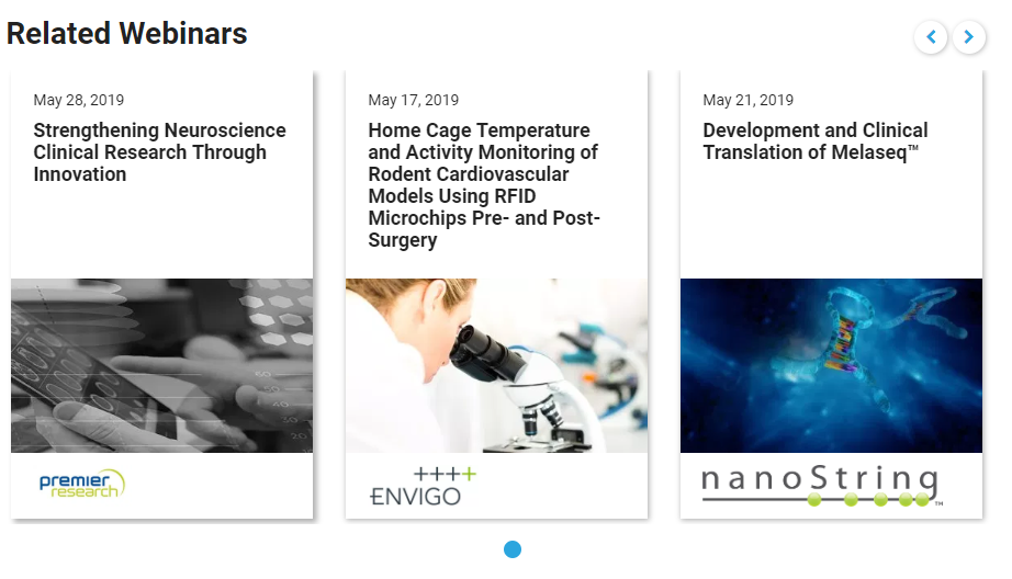 The Related Webinars Module