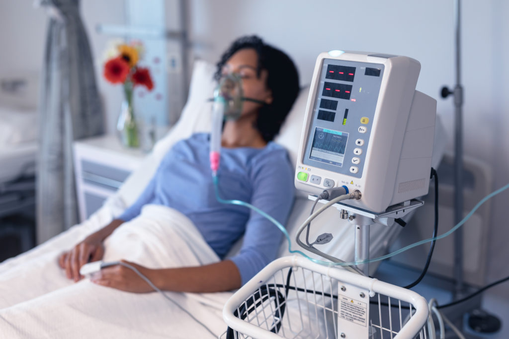 Patient on Ventilator