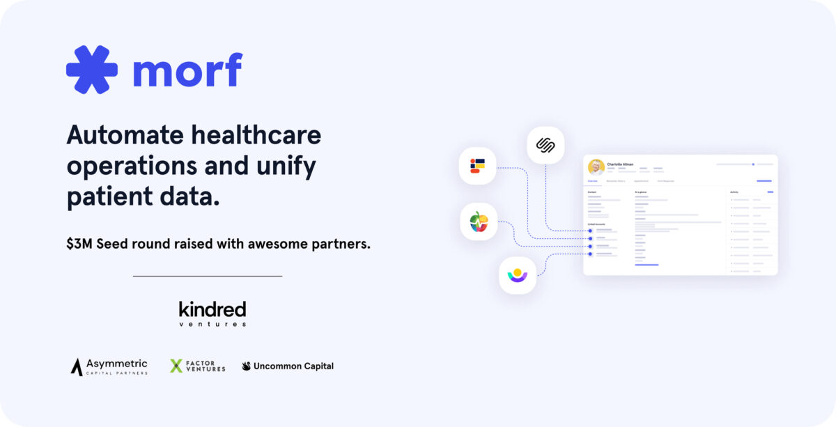 Morf Health aims to simplify the automation of healthcare operations and unify patient data.