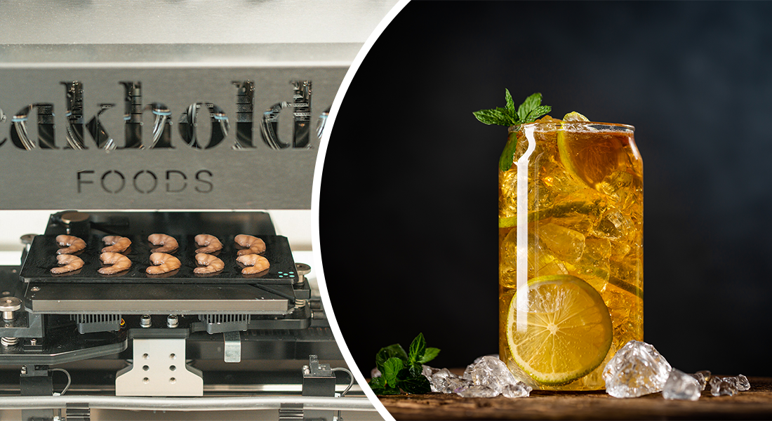 Steakholder Foods' 3D Printed Shrimp + Monster Energy's New Nasty Beast Hard Tea