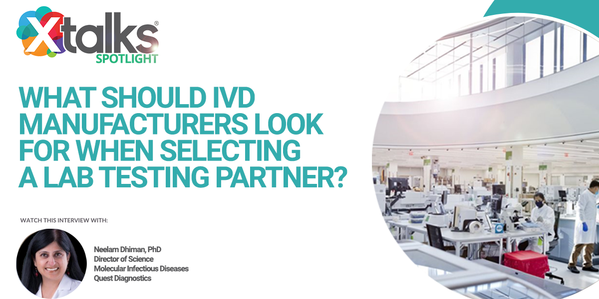 IVD manufacturers and lab testing partner