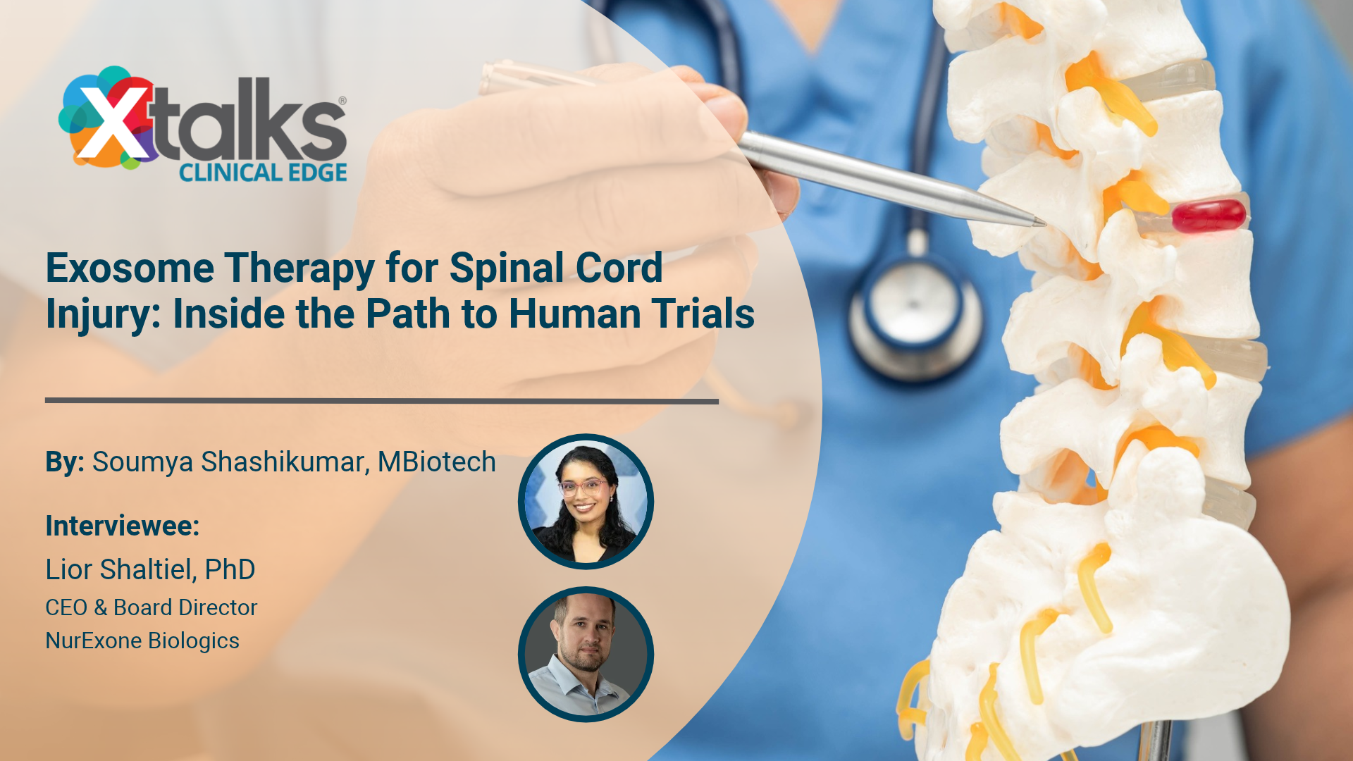 Exosome Therapy for Spinal Cord Injury: Inside the Path to Human Trials
